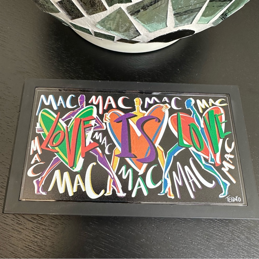 NWOT MAC *RARE* Love is Love Eye Shadow Palette by Justin Teodoro
